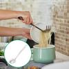 Stainless Steel Spaghetti Spoon Pasta Server with Ergonomic Handle Noodle Strainer and Pasta Scoop Utensil for Home and Restaurant Use