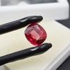 Natural Square Cushion Cut CERTIFIED 5.60 Ct Red Ruby Loose Gemstone For Ring M-819-Ra