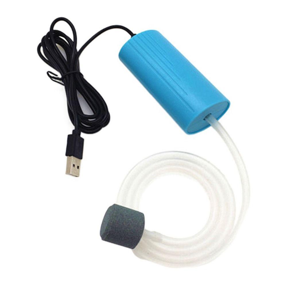 

Plastic USB Oxygen Pump Mute Fish Tank Silent Aerator Air Compressor Mini Aerator Pump Aquarium синий