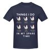 Things I Do In My Spare Time  Chicken Lover Funny Art Slightly Wide Tshirt Urban Light Mature Fun Prints Basic Tee