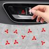 Car Interior Sticker Central control Decals Emblem Badge For Mitsubishi Mirage G4 KU8