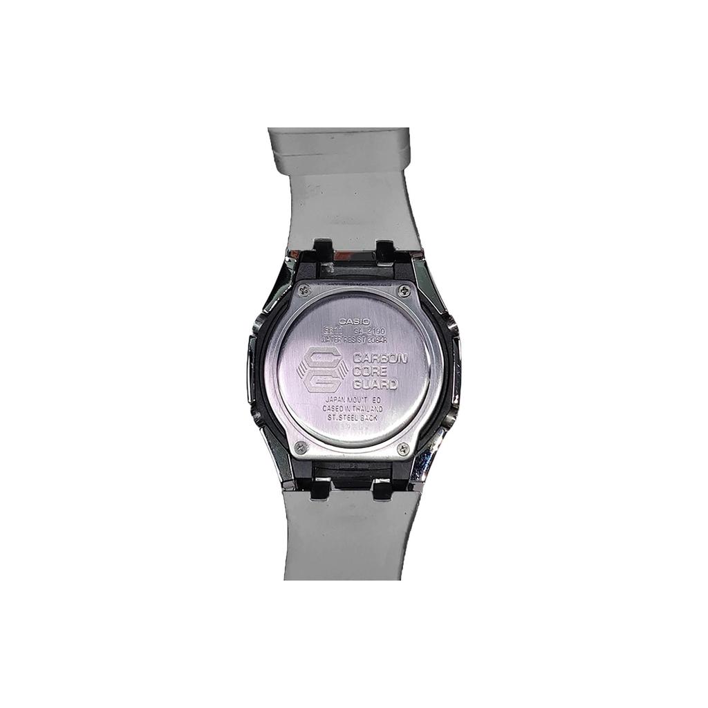 Casio Men Liquid Crystal,Analog Dual Display Series 44mm Black Watch GA-2100-1A1(Watch3--)