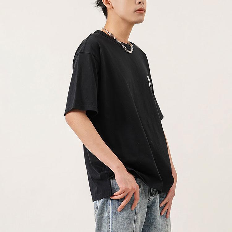 New MLB Old Flower T Shirts Unisex Black 3ATSM2023-50BKS