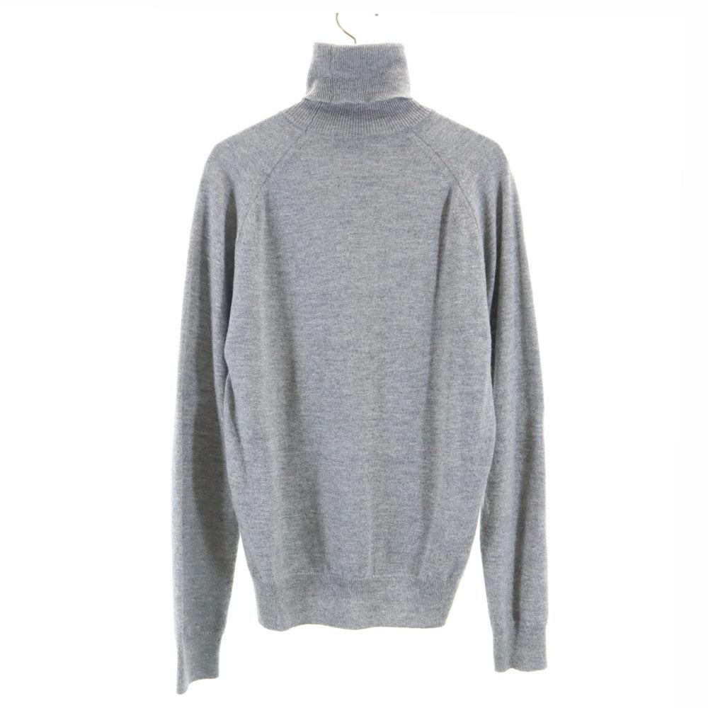 ami Portuguese cashmere blend Long sleeve turtleneck sweater S gray knit Women Used