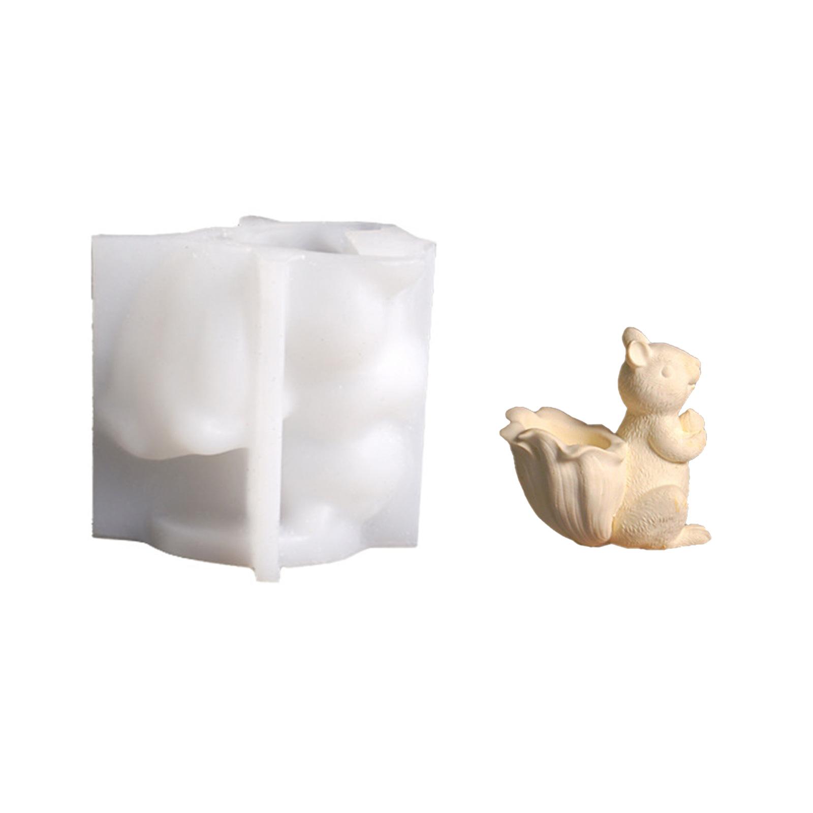 

Форма для свечи в виде белки, Формы для подставок для яиц, Силиконовая текстура для любителей ручной работы, Подарок и семейные занятия 5