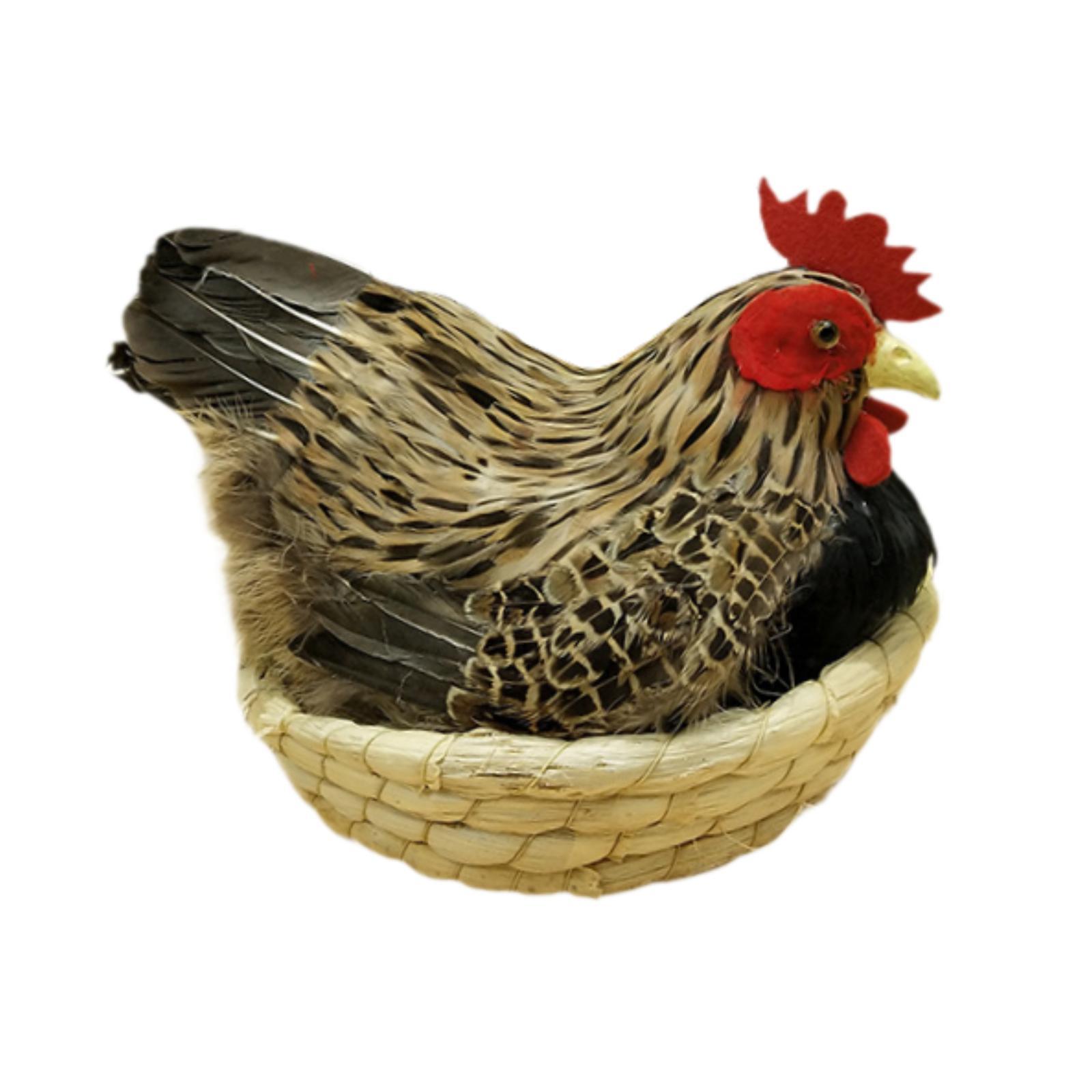 

Chicken Simulation Model Simulation Hen Model Ornament for Garden Patio Yard