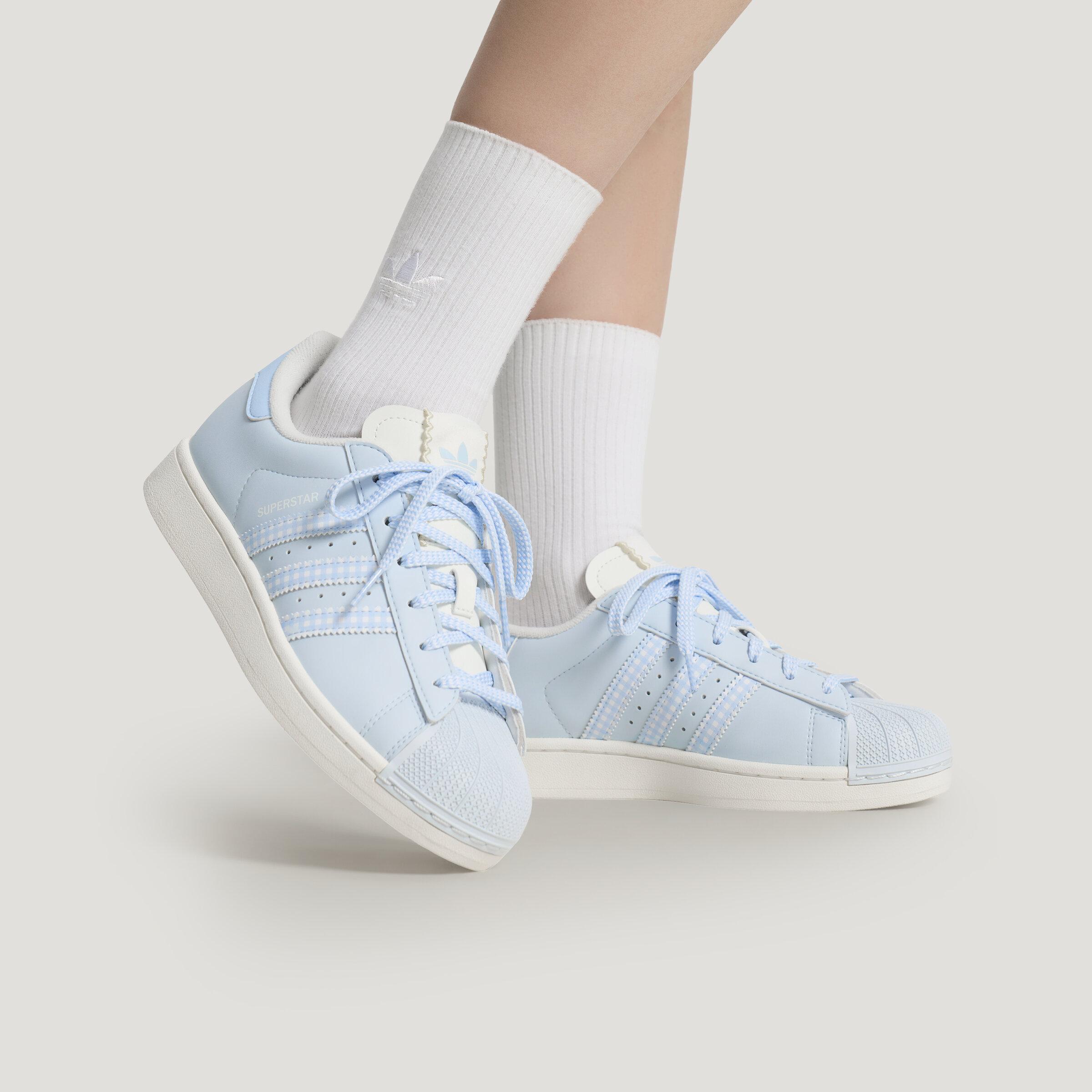 Adidas Originals Superstar 2 Skateboard Shoes Unisex Blue White 37