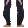 Cargo Pants Men's Casual Pants Elastic Waist Multi-pocket Loose Trousers Overalls
