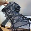 Lolita Style Is Very Fairy French Suspender Sexy Bra Beautifully Embroidered Lace with Steel Ring Outside Underwear Women