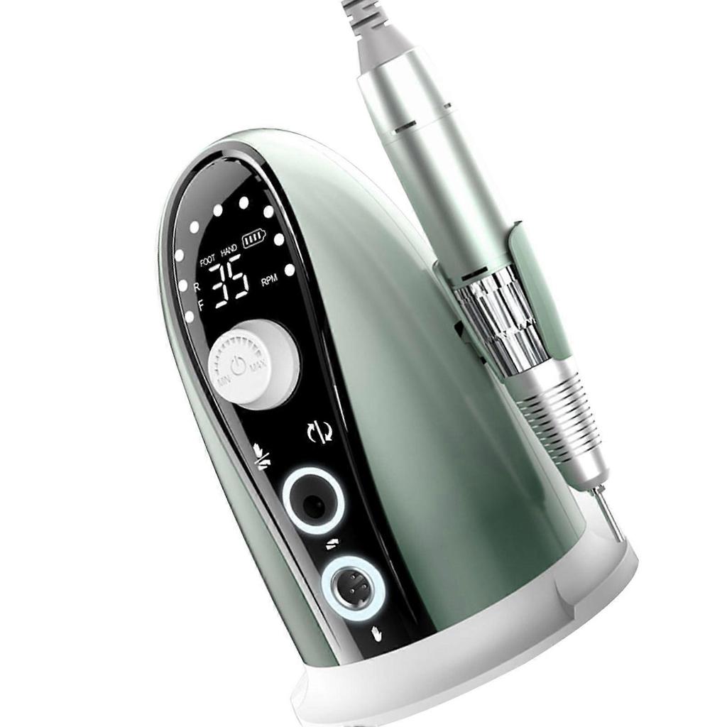 Electric Nail Drill Machine 35000 RPM Adjustable Rotate Speed Nail File Manicure Tool Kit Professional Pedicure Machine Set with Replaceable Grinding