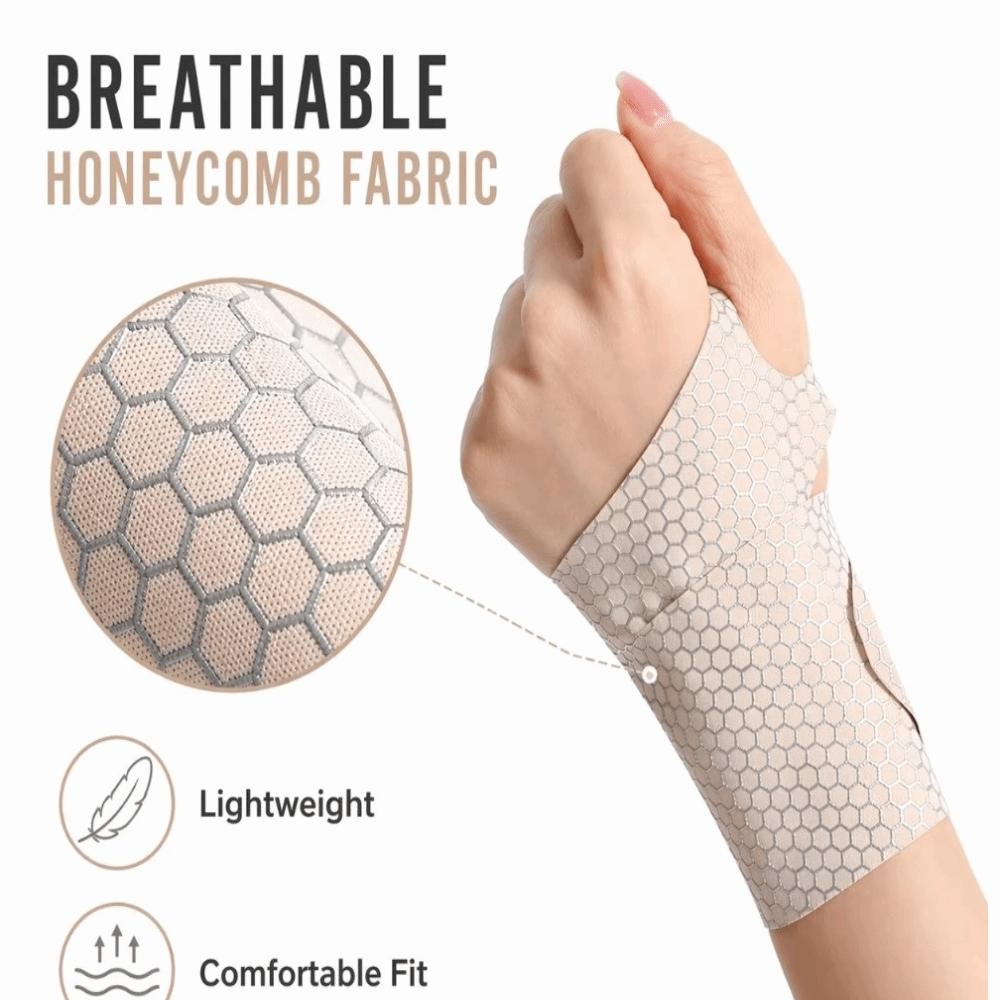 Breathable Fabric Wrist Compression Band Lightweight Wrist Support Wrap Fitness Training