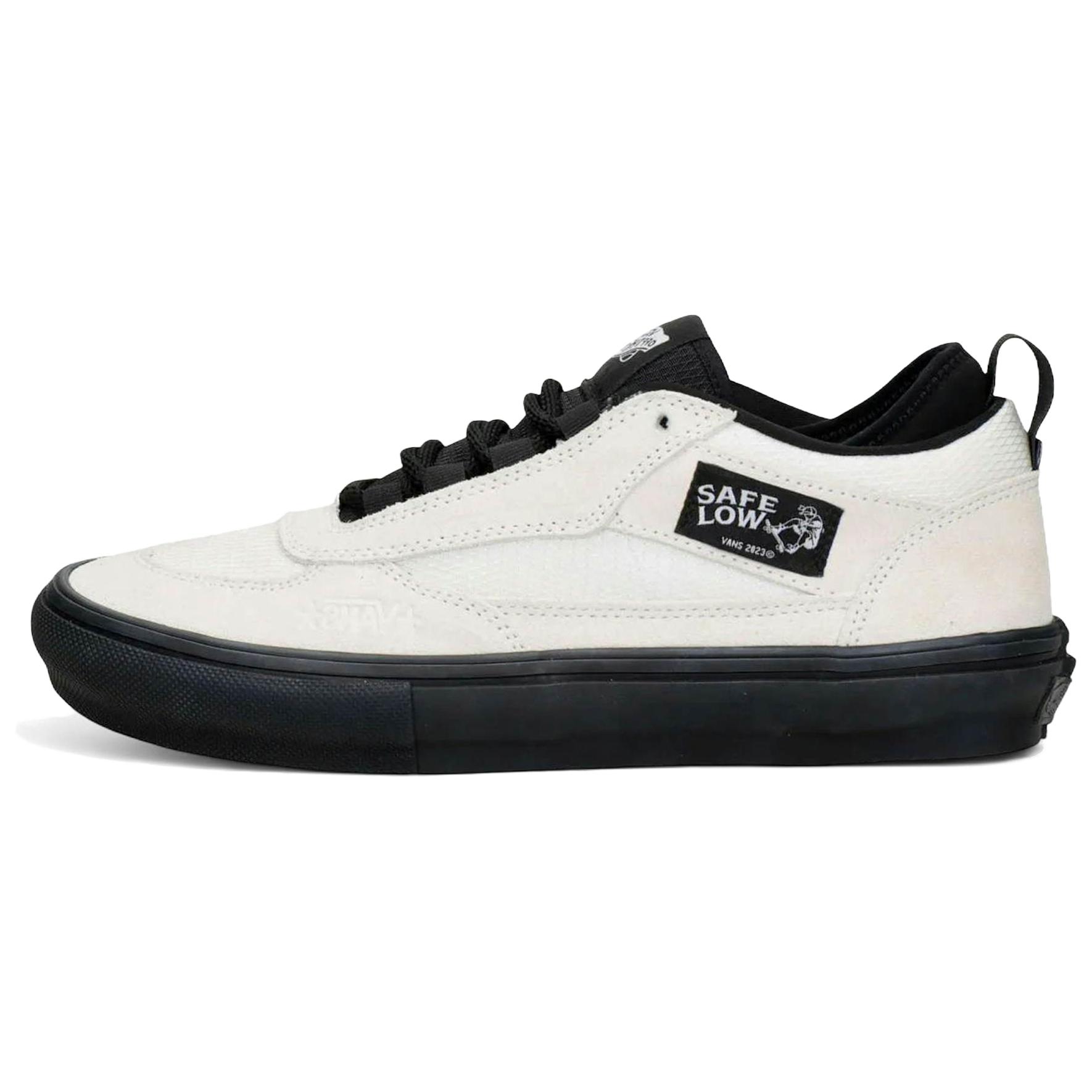 Vans X Atiba Jefferson Skate Safe Classic Comfortable Low Top Skate Shoes Men sneaker White VN000EEHBWI 41