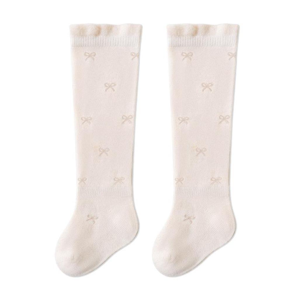 1 Pair Soft Breathable Baby Knee-High Socks Cute Infant Comfortable Toddler Socks Knee-High Socks for Babies Kids Footwear