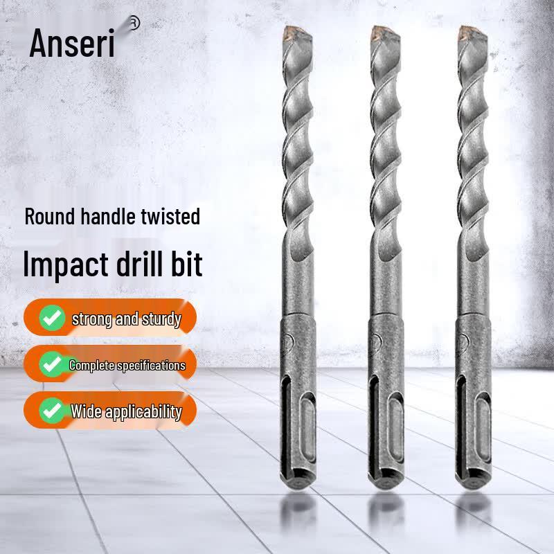 Ansairui Round Shank Impact Drill Bit Set (6x150mm, 20-Pack)