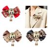 Elegant Vintage Brooch Bowknot Shirt Collar Pin With Alloy Ribbon Design For Formal Occasions Daily Wear