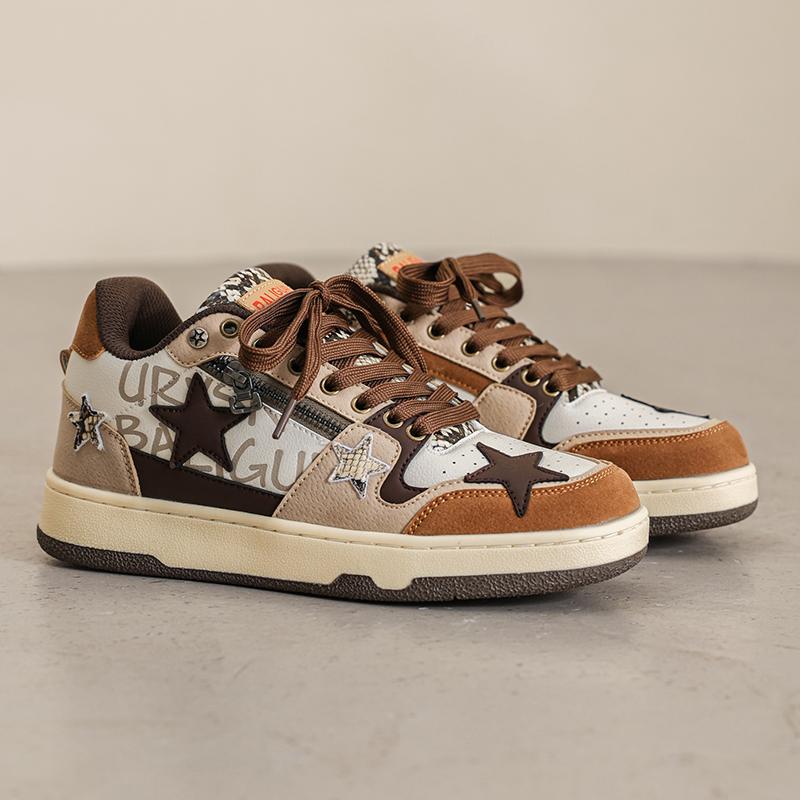 

Мужская мода INS повседневная обувь Модные легкие прогулочные туфли Обувь для скейтборда Кроссовки 36 коричневый