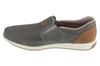 Rieker Moccasins 11954, Mens grey Half shoes