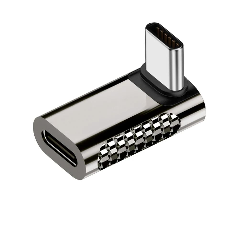 111W 11Gbps USB Type C 91 Degree Adapter Converter PD Fast Charging Data Transfer for MacBook Laptop Phone Tablets