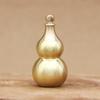 Chinese Natural Feng Shui Brass Gourd Buddhist Good Luck Home Ornament Decor