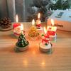 Hand-Painted Christmas Candle: Gift Decoration for Valentine's Day or Proposal