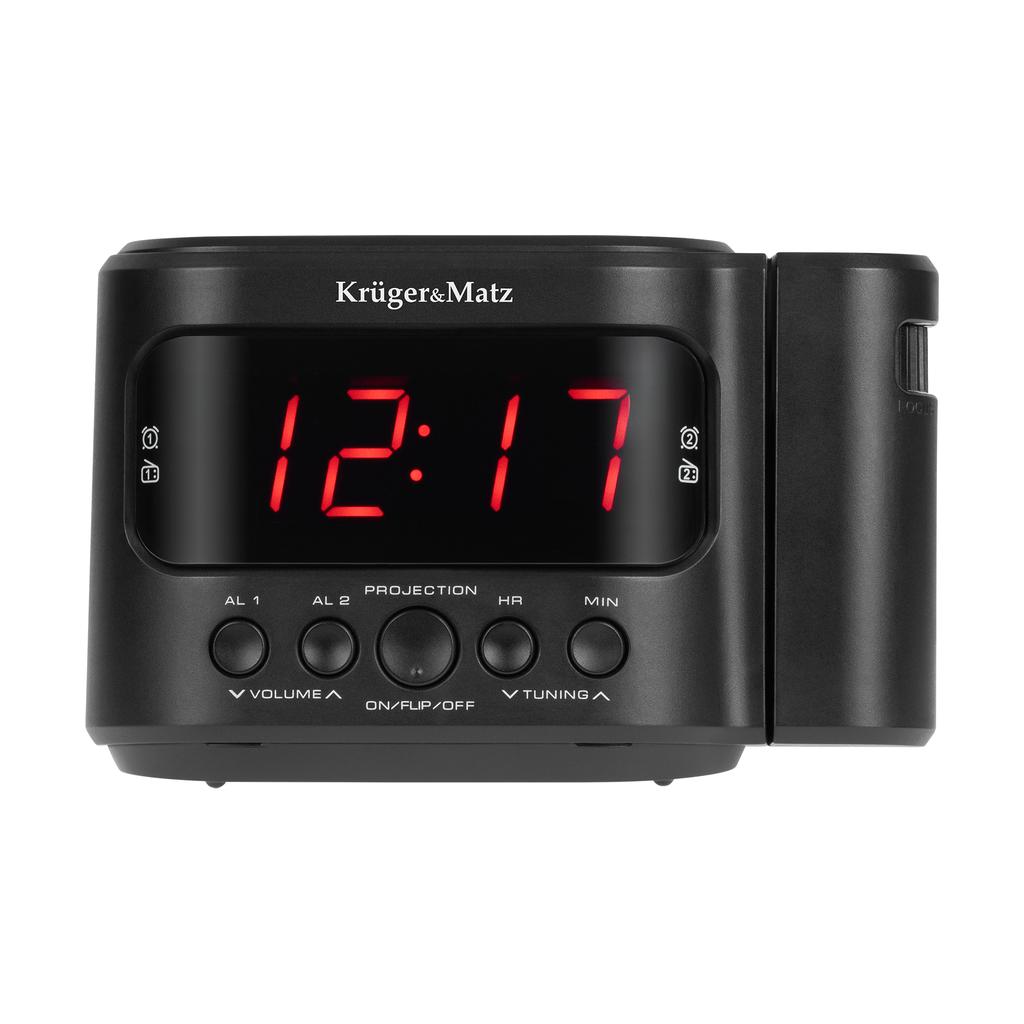 Kruger&Matz AM/FM clock radio with snooze timer and LED