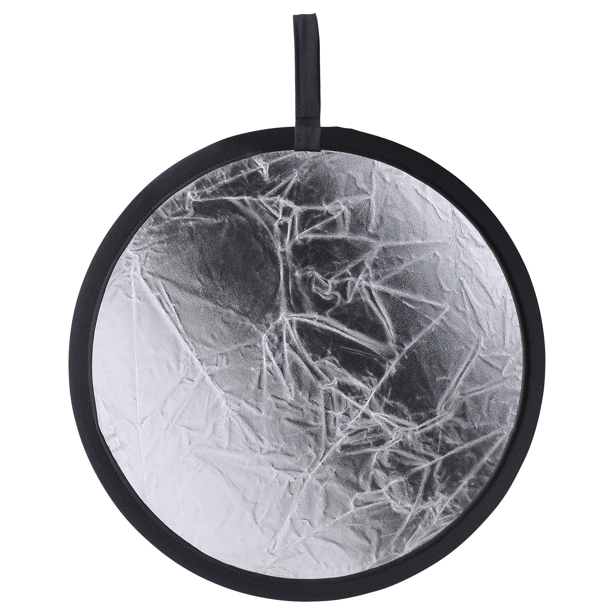 

HAKUBA Photography Aids Reflector Pro 22 Inches Round Reflex Portrait Photography Reflector Reflector Foldable (Diameter Approx. 56cm) Silver/White