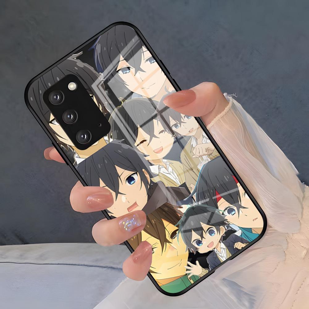 Anime Horimiya Phone Case For Samsung S26 S25 Plus S20 S20 Plus S22 Ultra S23 FE S21 Plus S21 Ultra Glass Cover