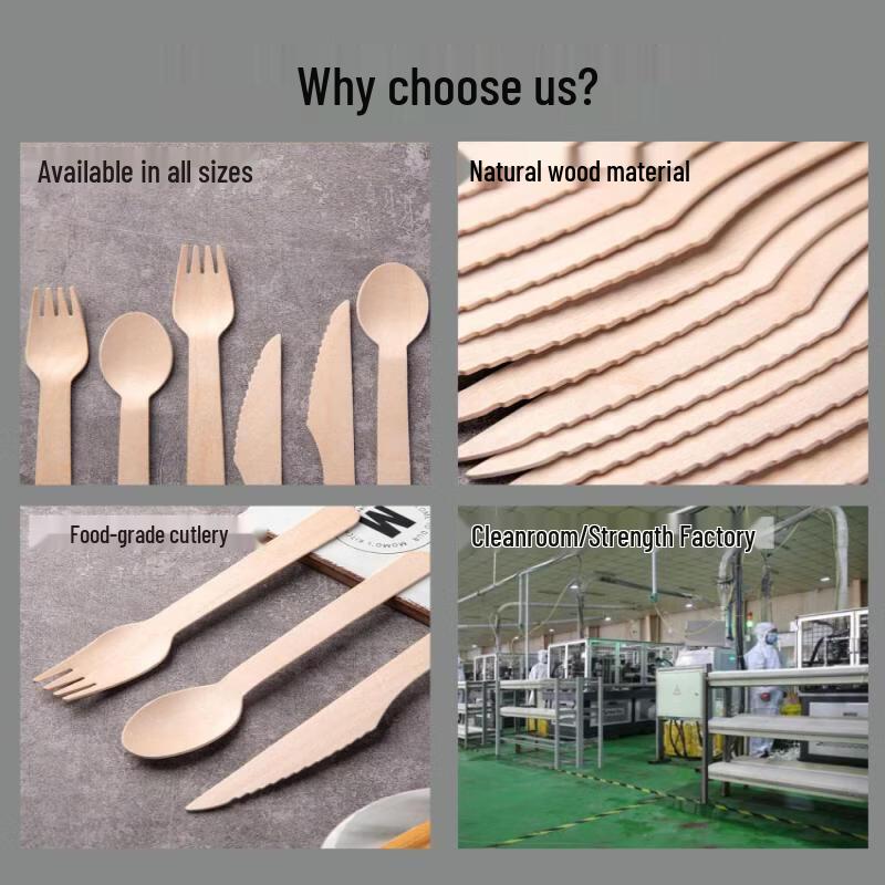 Eco-friendly Disposable Wooden Spoons