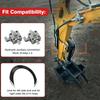 3 Way Diverter Valve 3 Way Diverter Valves with Quick Connectors 31 Inch Flexible Hoses for 1-2 Ton Chinese Mini Excavator