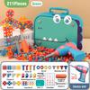 351stk/211stk Children DIY Tool Toys Set Electric Drill Screw Nuts Puzzle Toy Pretend Play Tool Kits 2D/3D Educational Toy