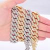 High Quality Iced Out Jewelry 5A Cubic Zircon Hip Hop Bling Micro Pave 19Mm Cuban Link Chain Big Men Heavy Chunky Pendant Necklace BoyFashion Chain