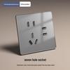 Mijia Smart Bluetooth Mesh Ultra-Thin Glass Double Control Voice-Activated Switch Zero Fire Version