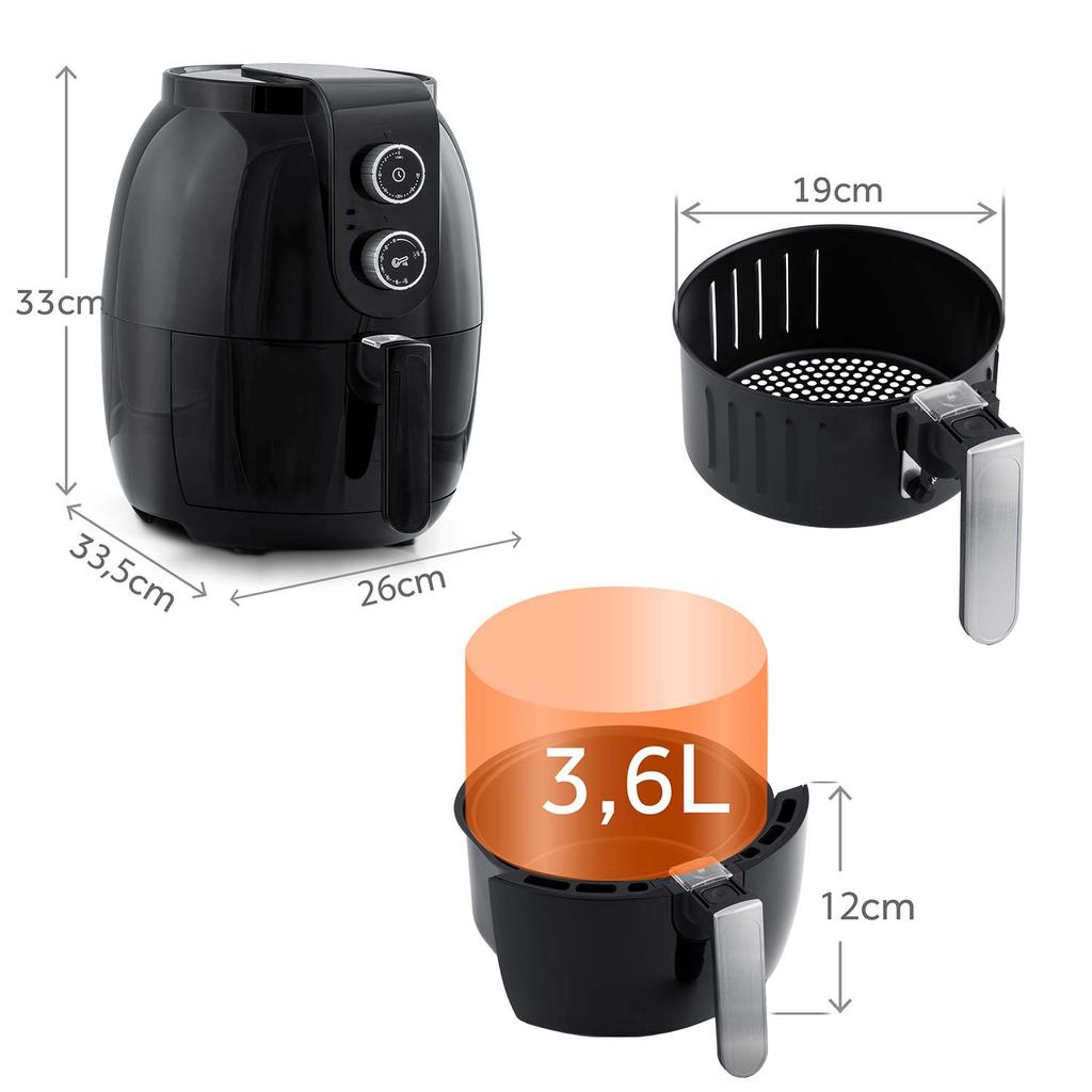 Air Fryer 3.6L Berdsen Bd-650