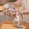 with Lid Cereals Storage Jar Transparent Candy Jar Food Container Grains Storage Box  Tea