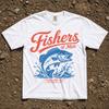 Comfort Colors® Fishers of Men Follow Me Christian T Shirt Retro Faith Fishing Gift Vintage Angler Bible Tee Gift
