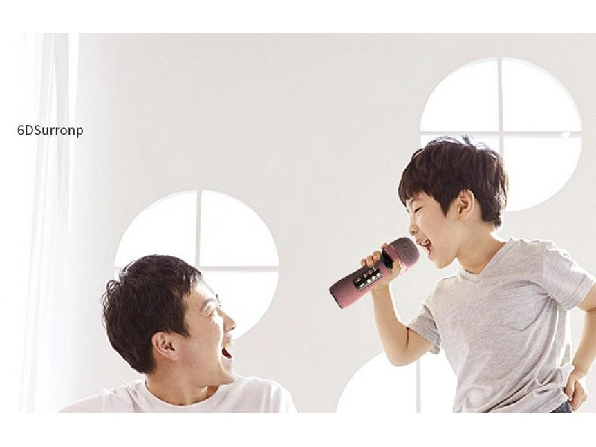 WS-898 Bluetooth Wireless Home Microphone with Built-in Speaker for Karaoke Apps