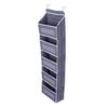 5 Tier Over The Door Organizer Large Capacity Behind Door Storage with 5 Spacious Pockets and 13 Mesh Pockets