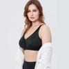 Large Full No Large Size Plus E95 [DELIMIRA] Bra, Size, Women's, Non-Wired, Cup, Pads, Support, Underwear, Size, Black,