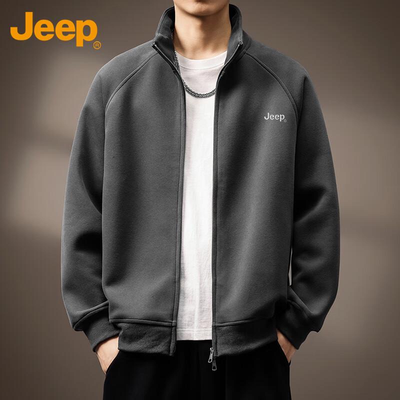 Jeep Men's Casual Zip-Up Hoodie Jacket