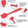 6pcs Dough Scraper Set, Silicone Dough Spatula With Metal Core Heat Resistant Non Stick Bpa Free