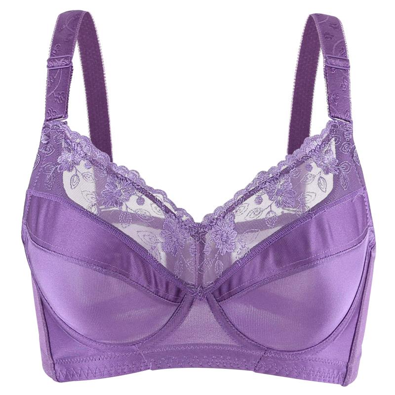 Dámská hladká sexy podprsenka s plným zakrytím s kosticí nevyztužená 34 36 38 40 42 44 46 48 BCDEF