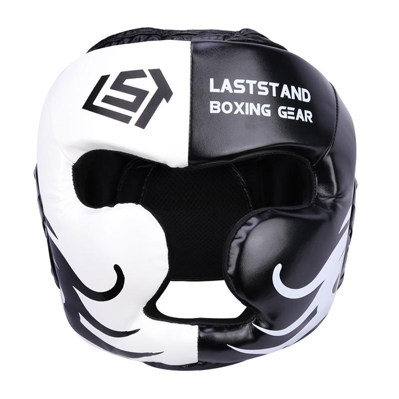 Bokshelm Volledige bescherming Volwassen Sanda Hoofdbescherming Kinderen Taekwondo Thai Verdikking Trainingshoofddeksel