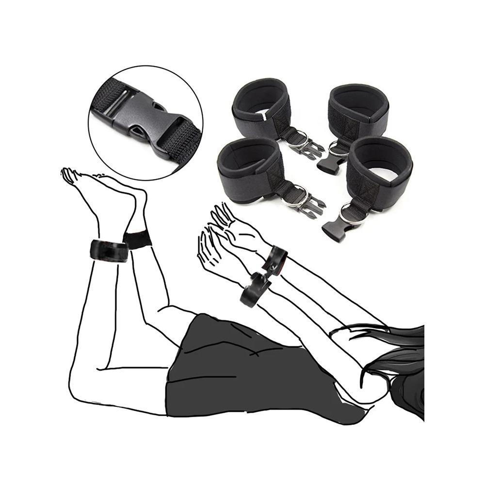 Bondage Kit  Restraints Fetish Erotic Sex Toys For Couples Women Bandage Slave Collars Obedience Handcuffs Master Adult Game