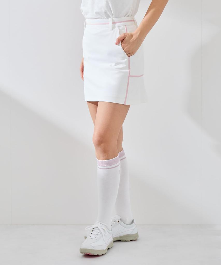 Jun Rope Skirt Body Shell Color Scheme Thin Line Skirt ERC55000 White & [UV Protection] [Water Repellent] [Sheerness Prevention] [Stretch] (10)