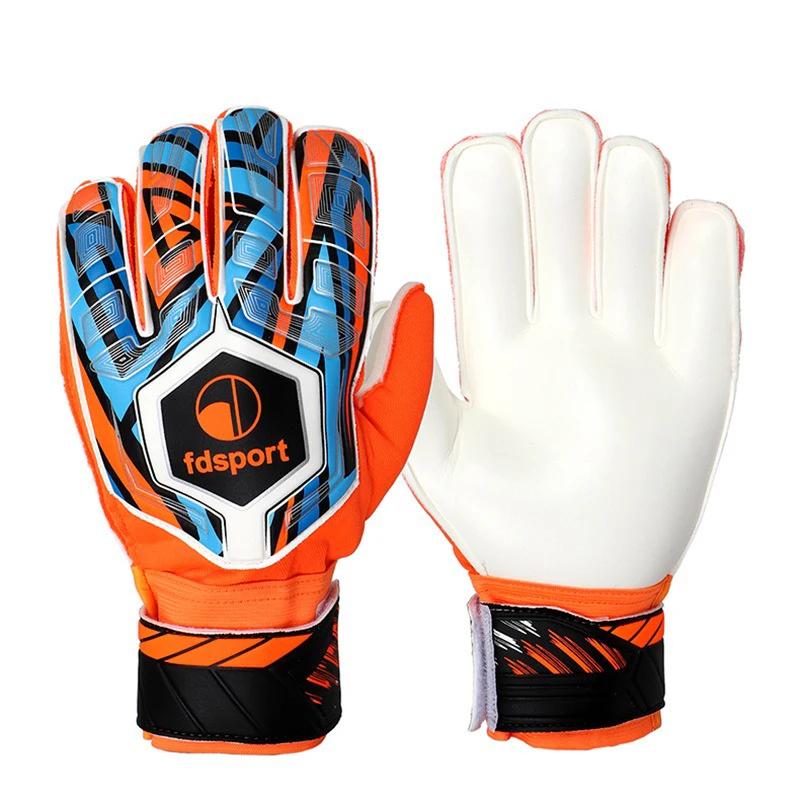 

Childs Professional Goalkeeper Gloves Kids Football Latex Thickened Protection Goalkeeper Gloves Soccer Goalie Non-slip Gloves 5 оранжевый