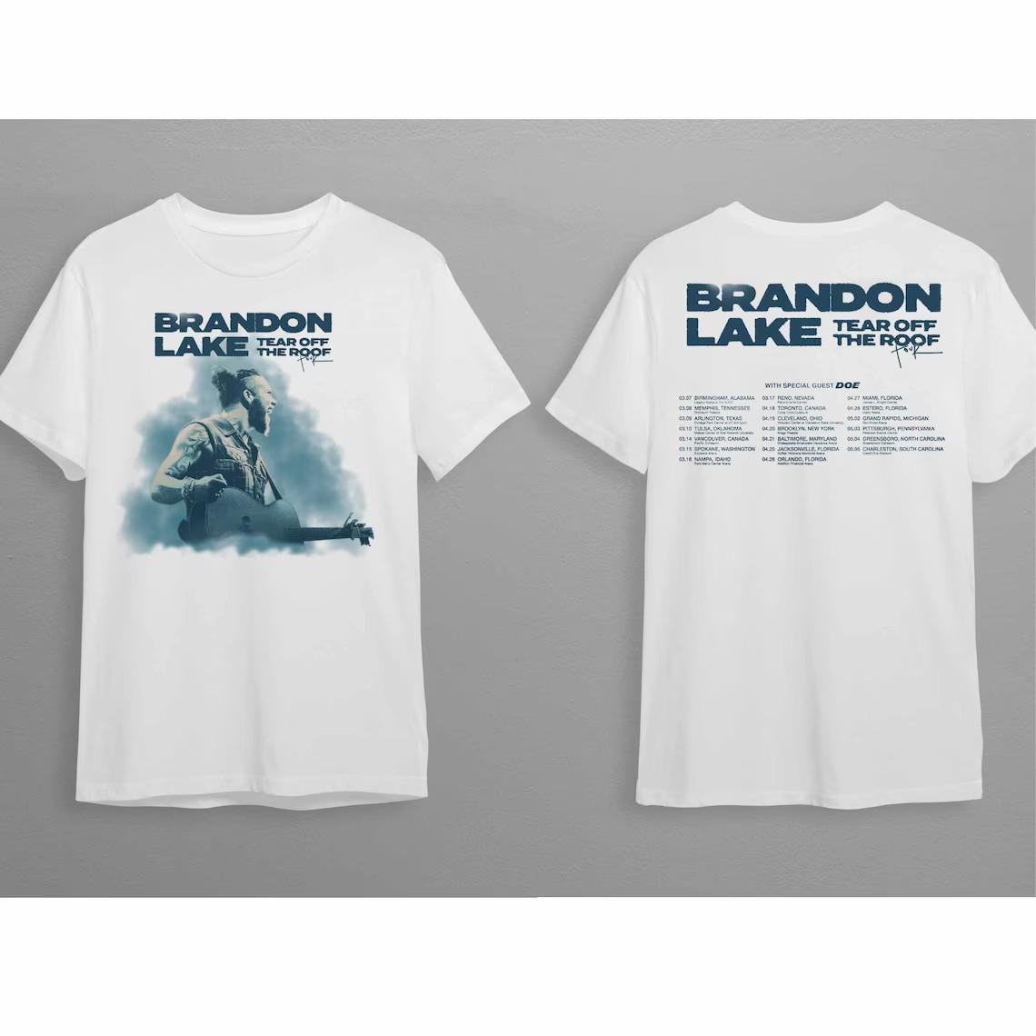 Brandon Lake Tear Off The Roof Tour T shirt Full Size S-5XL BE2753 XXXXL