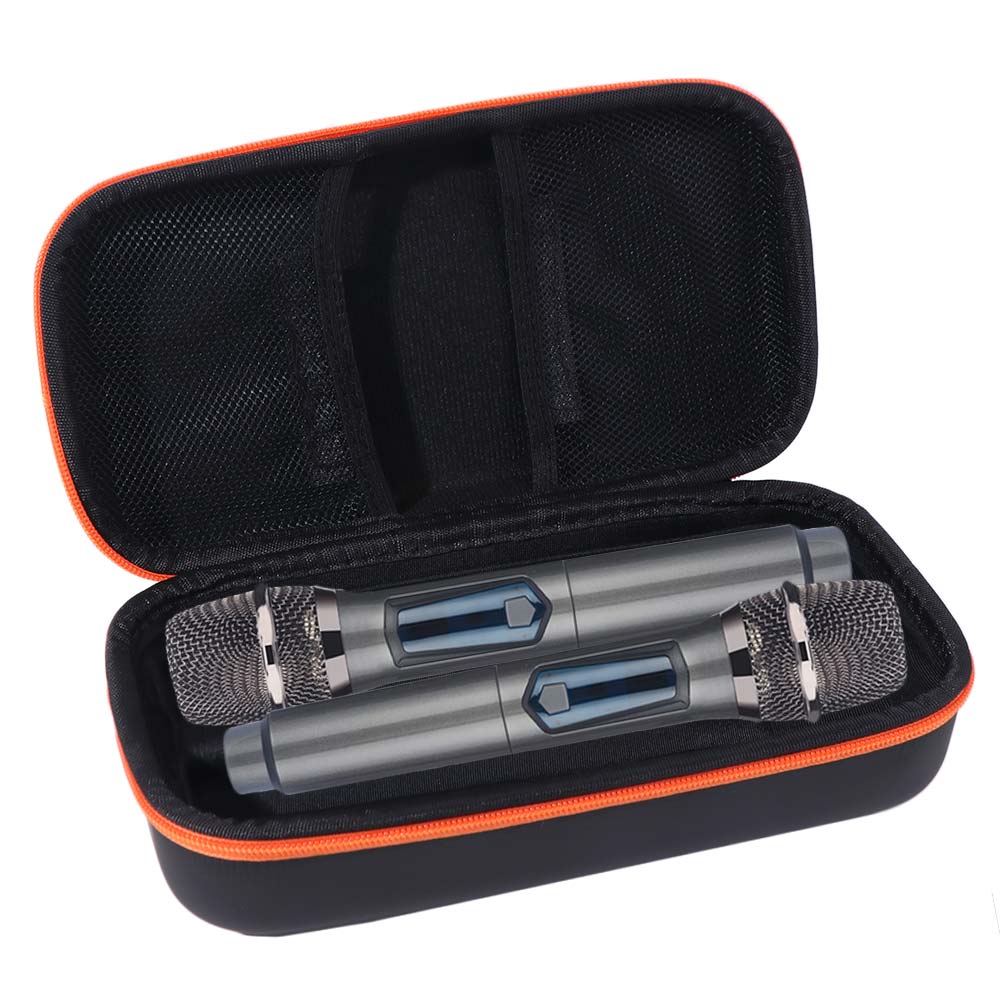 Shockproof Microphone Carrying Case Drop Proof Mic Travel Bag Microphone Storage Bag  Camping