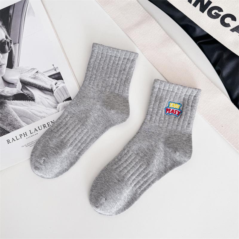 

Cityboy Корейский тренд Письмо Носки для скейтборда - Унисекс, Дышащие, Средней длины One Size 36-45 (Seamless) серый