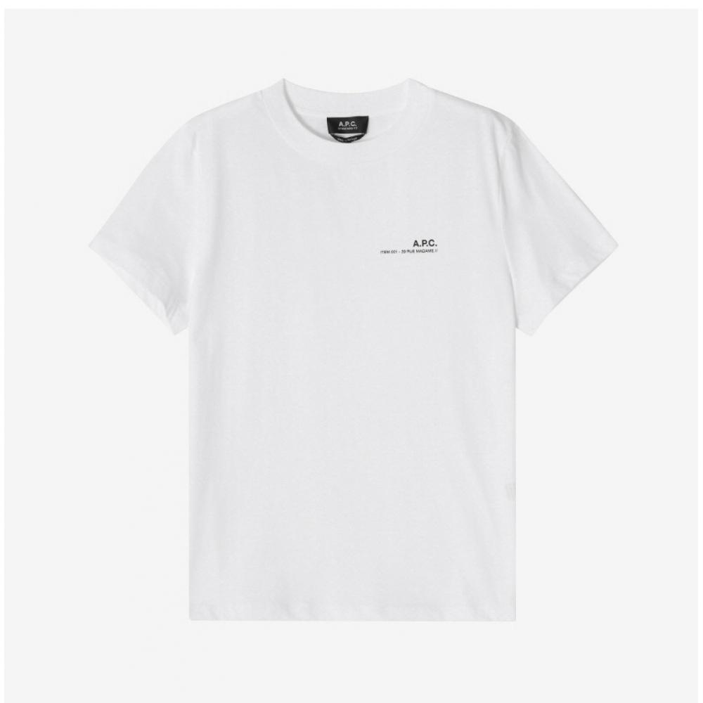 Apesse Cohbo M26404 Tag Bílá Černá Položka Položka Standardní Velká Běžná Krátký Rukáv Tričko