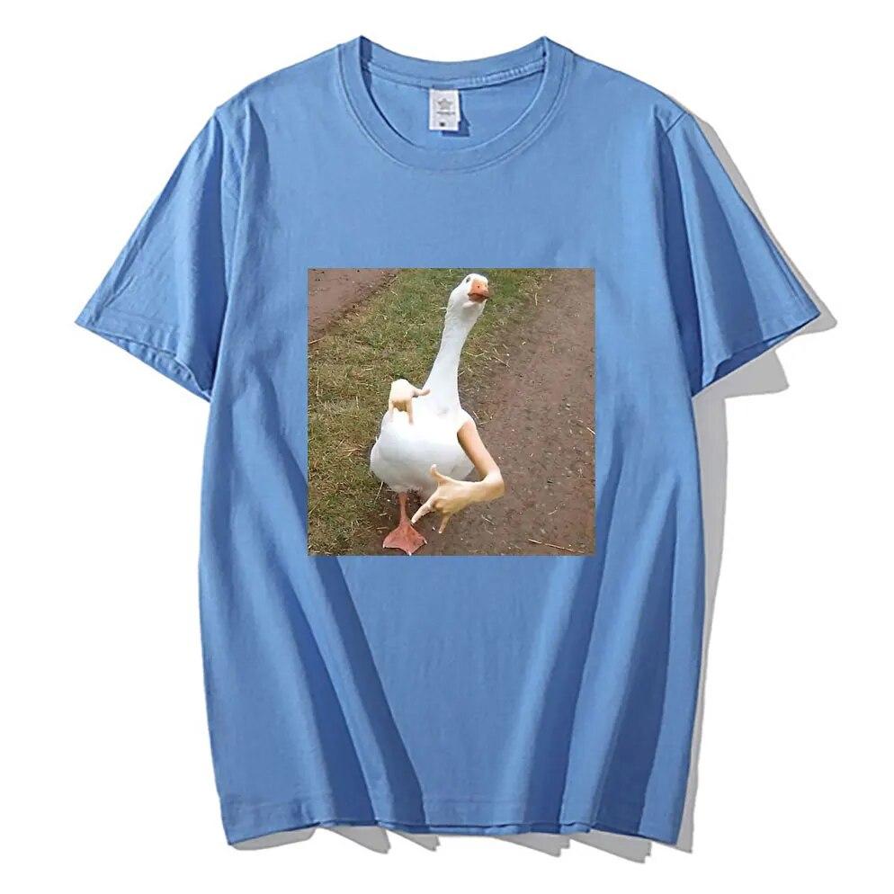 Swagged Out Goose Grafické tričko Legrační Unisex tričko Unisex Bavlna Trička Unisex Ženy Móda Ležérní Nadměrná trička s krátkým rukávem